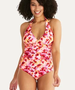 Abecita Women's Haiti Halterneck Swimsuit Pink