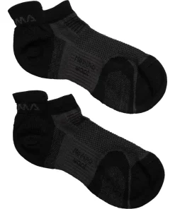 Aclima Ankle Socks 2-Pack Jet Black