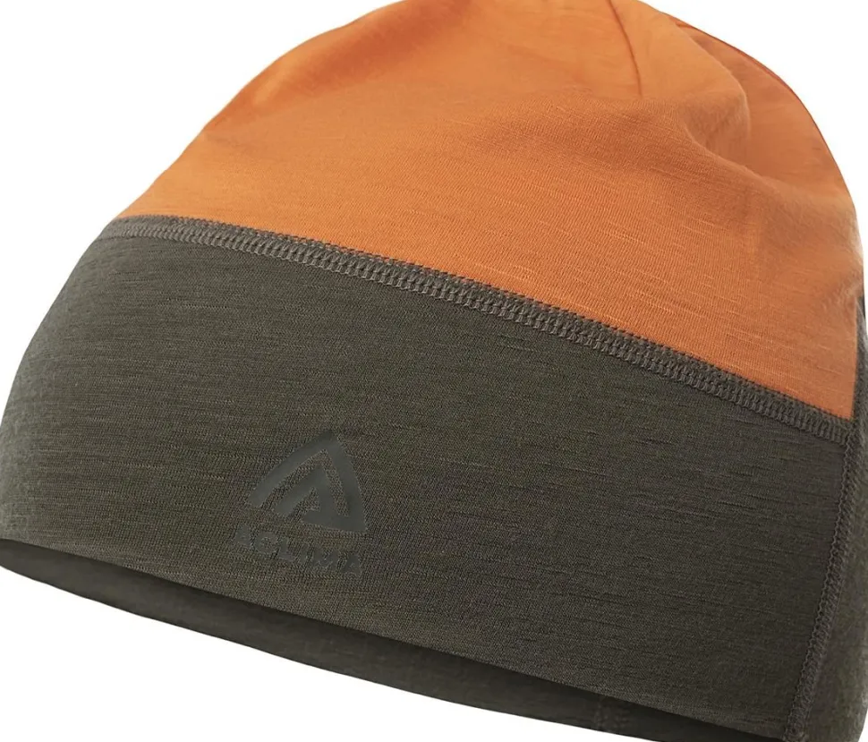 Aclima LightWool 140 Hunting Beanie Tarmac / Orange Tiger