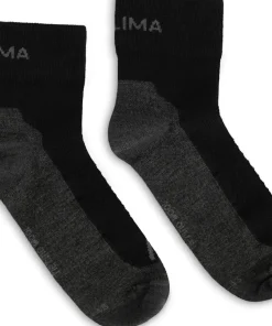 Aclima Running Socks 2-Pack Jet Black/grey