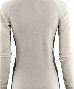 Aclima Women's Lars Monsen Femunden Polo Beige Melange/Olive Night/Femunden Light