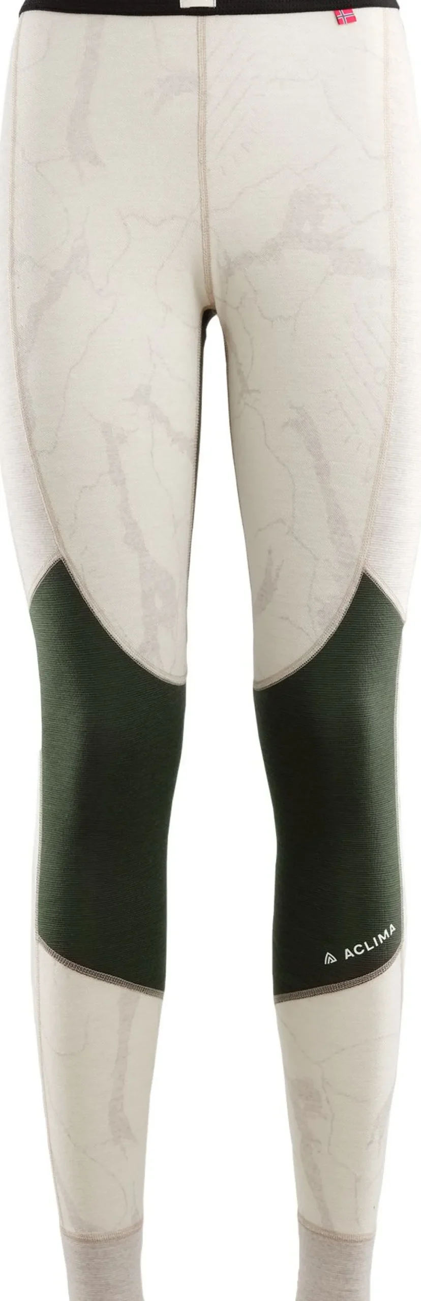 Aclima Women's Lars Monsen Femunden Longs Beige Melange/Olive Night/Femunden Light