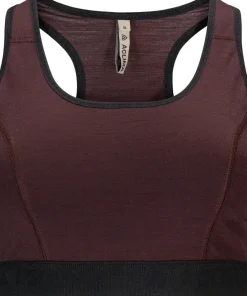 Aclima Women's LightWool 180 Sports Top Chocolate Plum