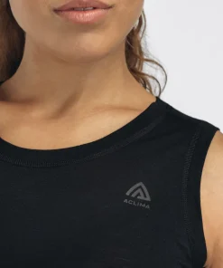Aclima Women's Lightwool 140 Singlet V2 Jet Black