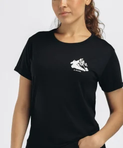 Aclima Women's Lightwool 140 Classic Tee Mountain Jet Black