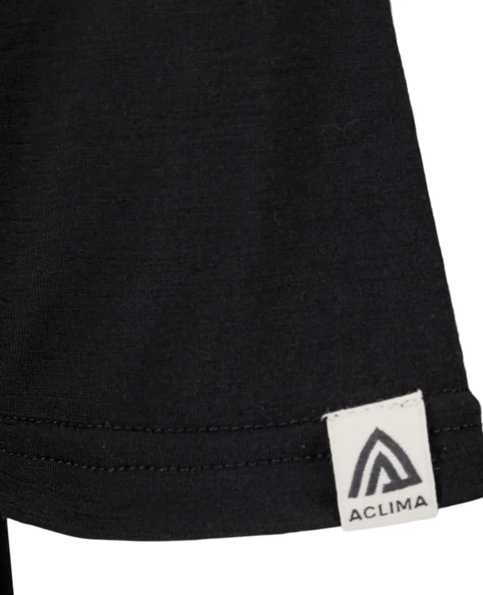 Aclima Women's Lightwool 140 Classic Tee Mountain Jet Black