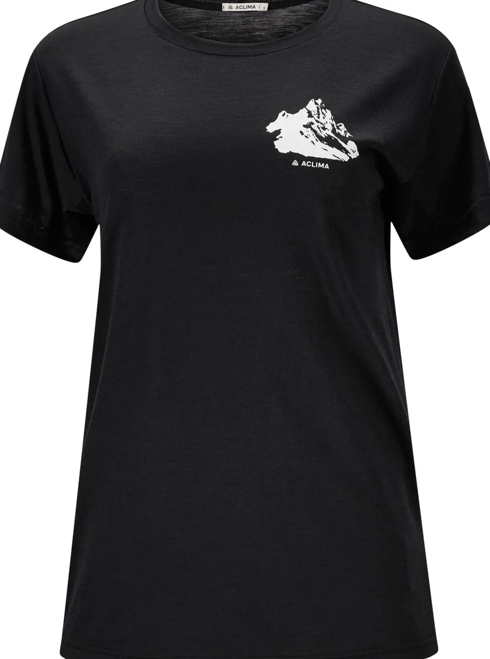 Aclima Women's Lightwool 140 Classic Tee Mountain Jet Black