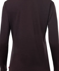 Aclima Women's LightWool 180 Crewneck Chocolate Plum