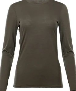 Aclima Women's LightWool 140 Undershirt Long Sleeve Tarmac