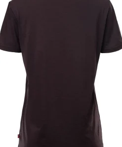Aclima Women's LightWool 180 Loose Fit Tee Chocolate Plum