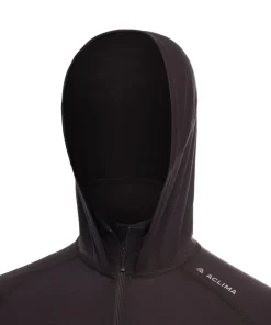 Aclima Women's LightWool 180 Hoodie Chocolate Plum