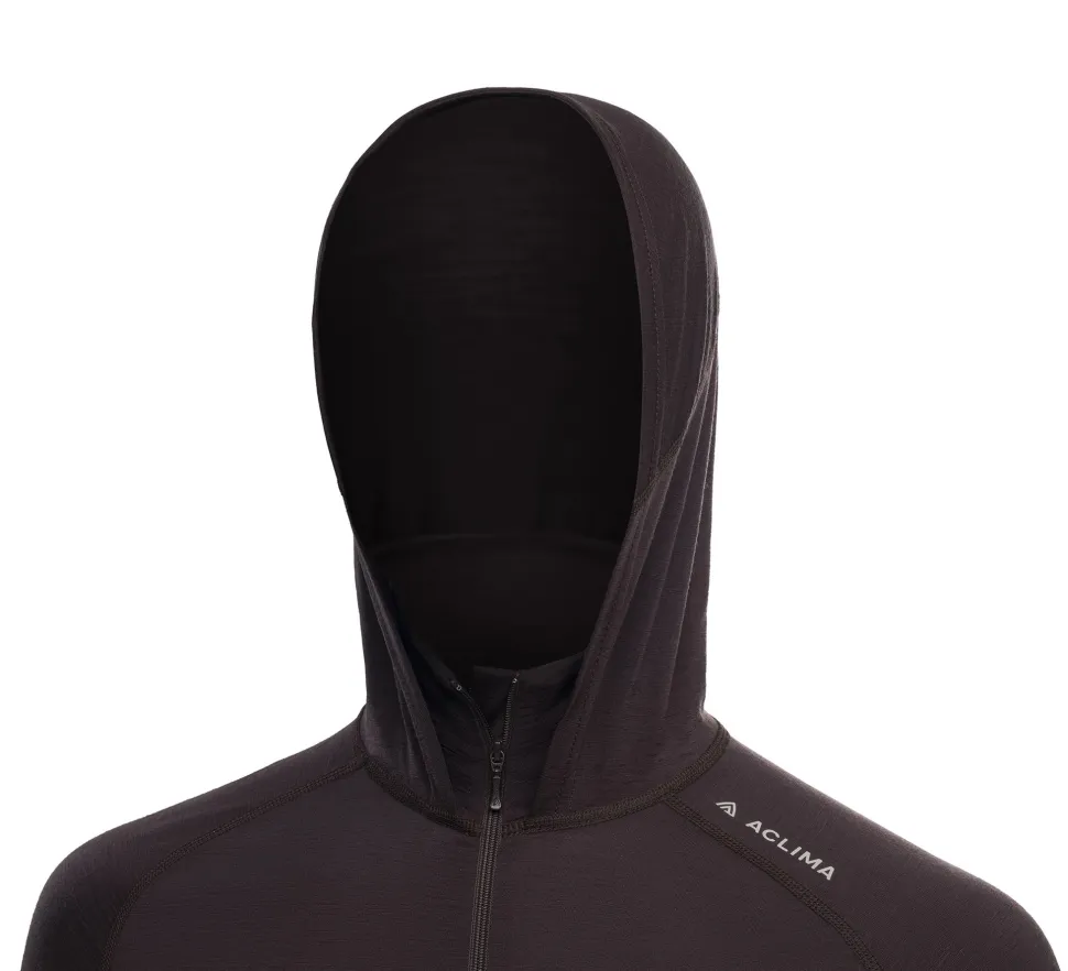 Aclima Women's LightWool 180 Hoodie Chocolate Plum