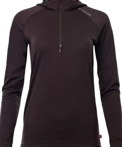 Aclima Women's LightWool 180 Hoodie Chocolate Plum