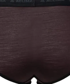 Aclima Women's LightWool Briefs Chocolate Plum