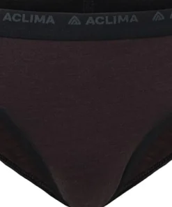 Aclima Women's LightWool Briefs Chocolate Plum