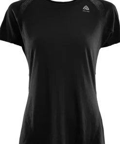 Aclima Women's LightWool Sports T-shirt Jet Black