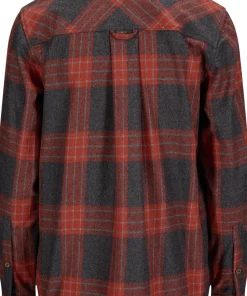 Aclima Women's ReBorn Woolshirt Check/Grey/Red