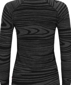 Aclima Women's WarmWool Crewneck Black Motion