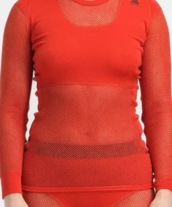 Aclima Women's WoolNet Crew Neck Poinciana