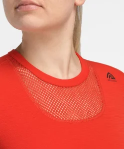 Aclima Women's WoolNet Crew Neck Poinciana