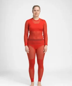 Aclima Women's WoolNet Crew Neck Poinciana