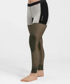 Aclima Women's WoolNet Hybrid Longs Tarmac/Beige Melange/Jet Black