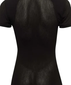 Aclima Women's WoolNet Light T-Shirt Jet Black/Dark Ivy