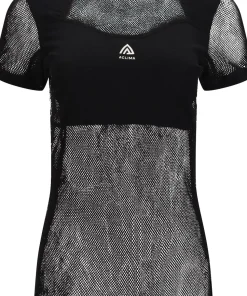 Aclima Women's WoolNet Light T-Shirt Jet Black