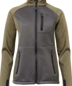 Aclima Women's WoolShell Jacket Gray Pinstripe/Tarmac