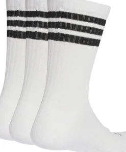 Adidas 3 Stripes Cushioned Sportswear Crew Socks White/black/black