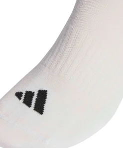 Adidas 3 Stripes Cushioned Sportswear Crew Socks White/black/black