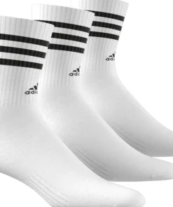 Adidas 3-Stripes Cushioned Sportswear Crew Socks 3-Pairs White/Black