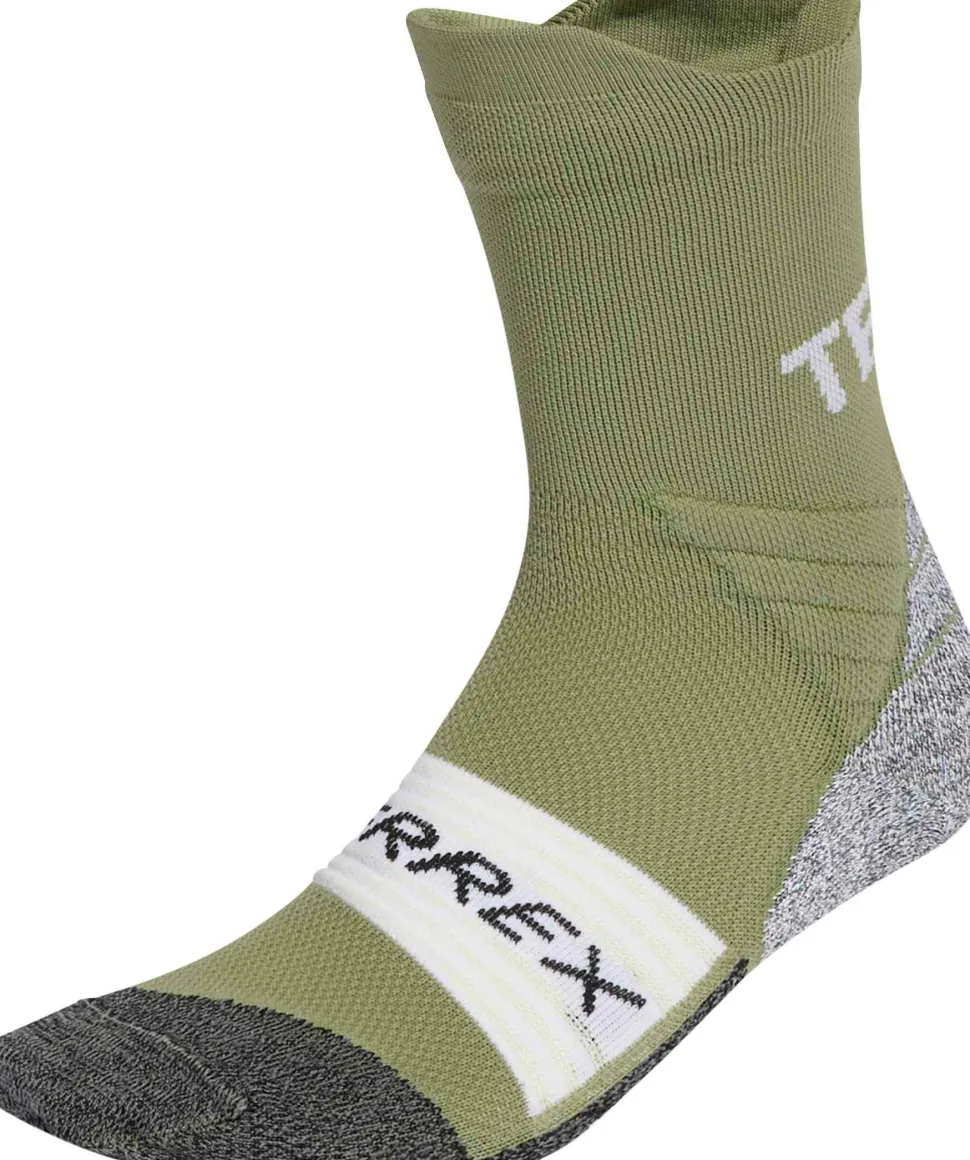Adidas Terrex Xperior CLIMACOOL Trail Crew Socks Tent green