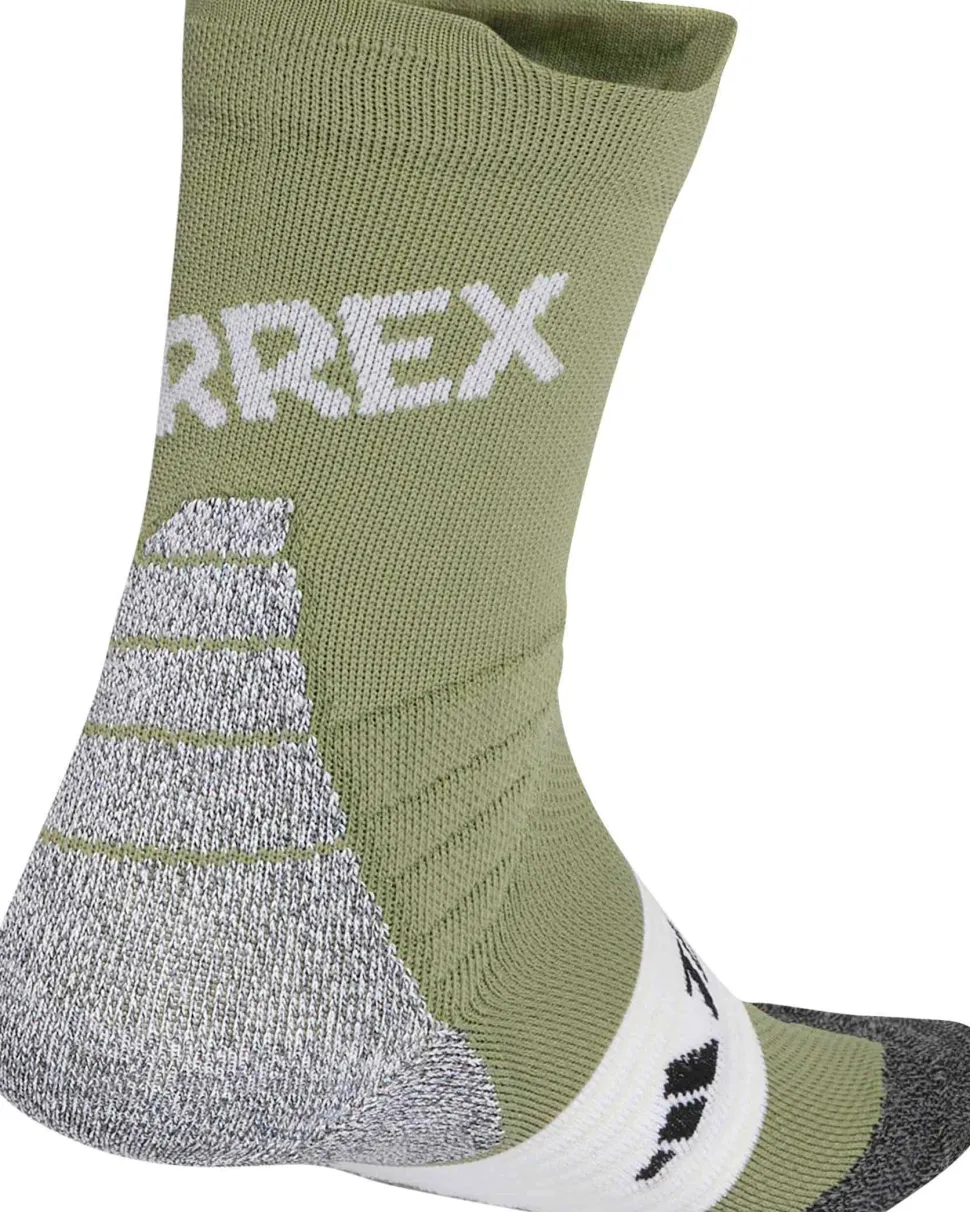 Adidas Terrex Xperior CLIMACOOL Trail Crew Socks Tent green