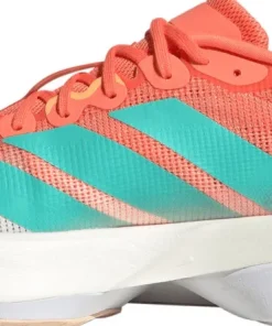 Adidas Women's Adizero Boston 13 Semi Coral/Flash Aqua/Flash Orange