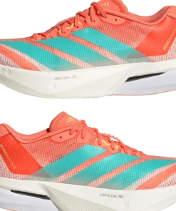 Adidas Women's Adizero Boston 13 Semi Coral/Flash Aqua/Flash Orange