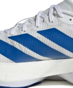 Adidas Women's Adizero Boston 13 Cloud White/Team royal blue/Dash grey