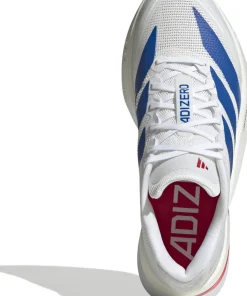 Adidas Women's Adizero Boston 13 Cloud White/Team royal blue/Dash grey