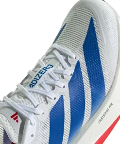 Adidas Women's Adizero Boston 13 Cloud White/Team royal blue/Dash grey