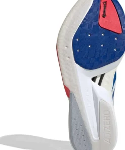 Adidas Women's Adizero Boston 13 Cloud White/Team royal blue/Dash grey