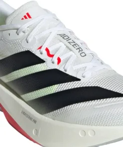 Adidas Women's Adizero Boston 13 Cloud White/Core Black/Lucid Red