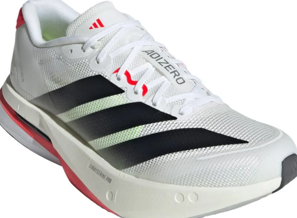 Adidas Women's Adizero Boston 13 Cloud White/Core Black/Lucid Red