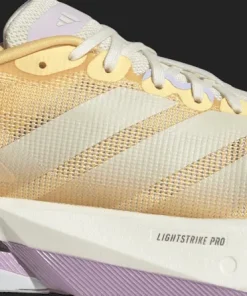 Adidas Women's Adizero Boston 13 Ice Tangerine/Ice Gold Metal/Ice Lavender