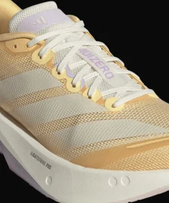 Adidas Women's Adizero Boston 13 Ice Tangerine/Ice Gold Metal/Ice Lavender