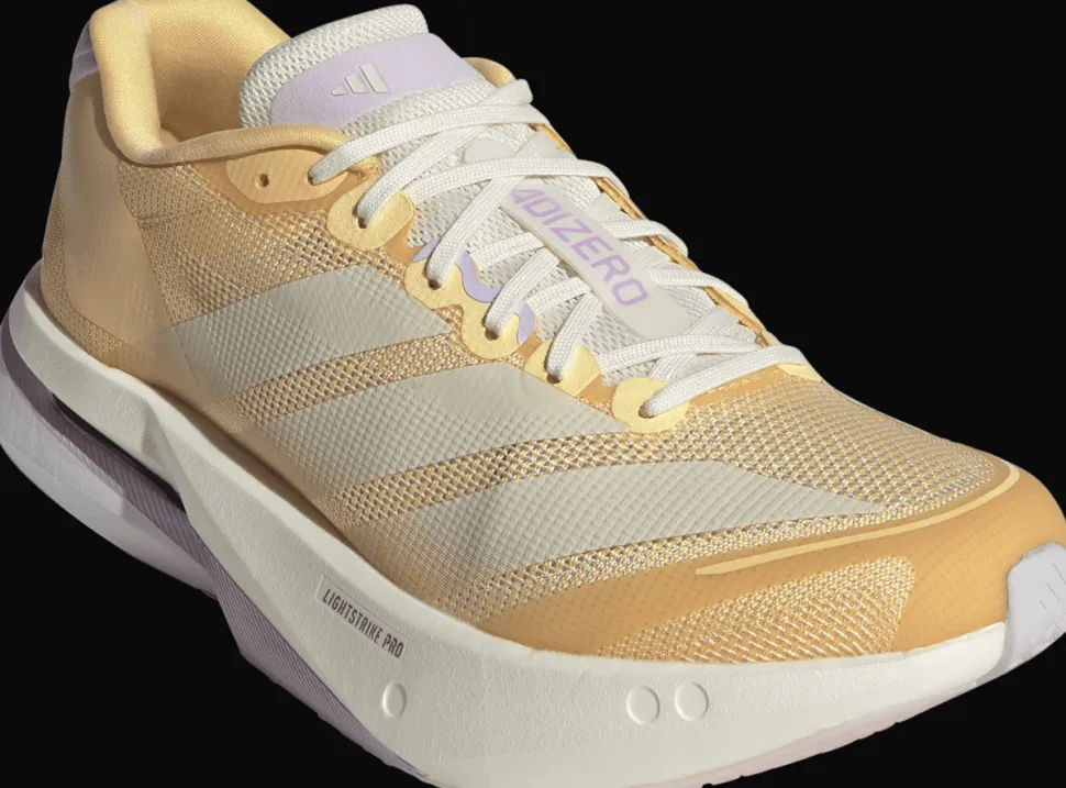 Adidas Women's Adizero Boston 13 Ice Tangerine/Ice Gold Metal/Ice Lavender