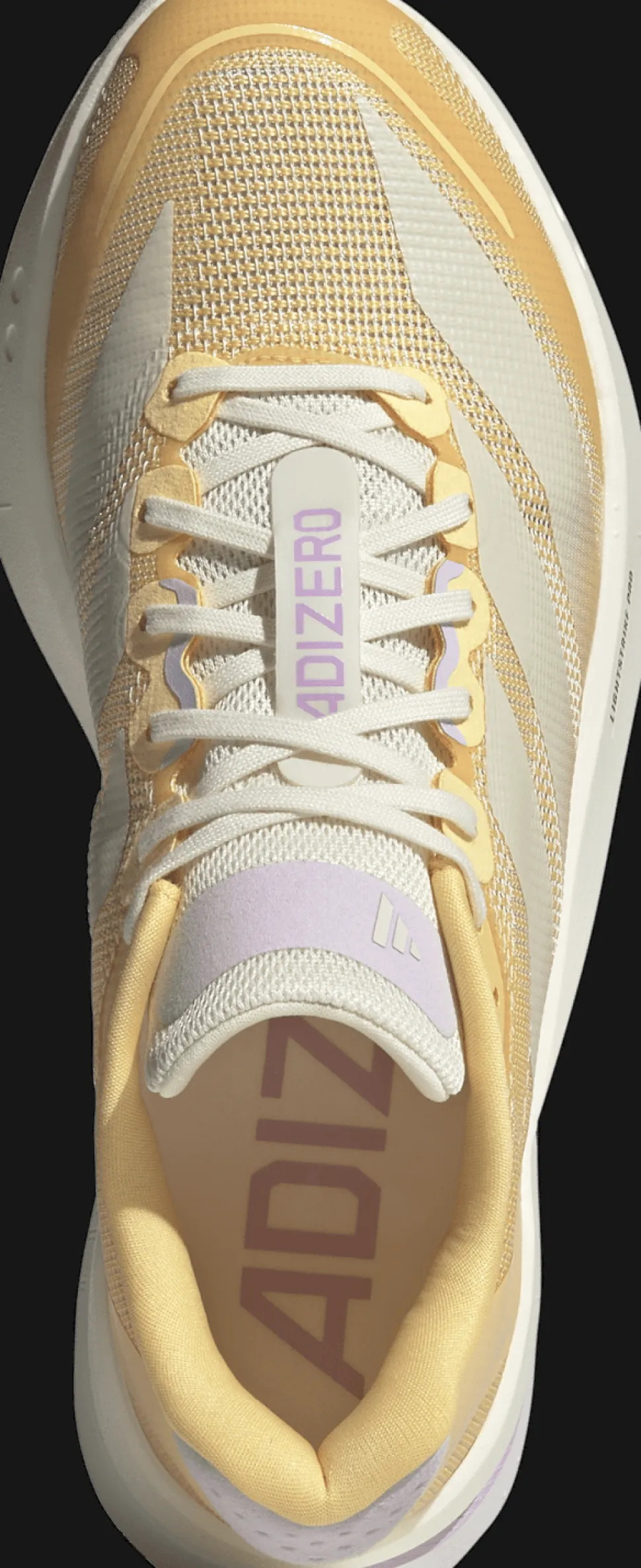 Adidas Women's Adizero Boston 13 Ice Tangerine/Ice Gold Metal/Ice Lavender