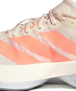 Adidas Women's Adizero Boston 13 Off white/Beam orange/Acid orange