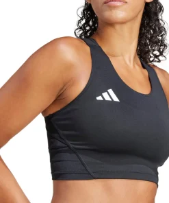 Adidas Women's Adizero Essentials Running Crop Top Black