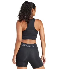 Adidas Women's Adizero Essentials Running Crop Top Black