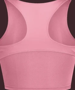 Adidas Women's Adizero Essentials Running Crop Top Lucid pink